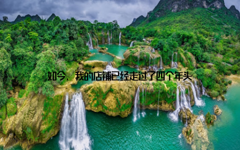 如今, 我的店铺已经走过了四个年头