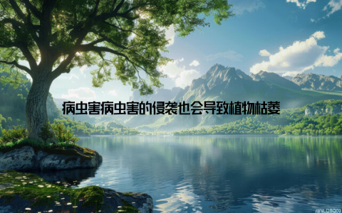 病虫害病虫害的侵袭也会导致植物枯萎