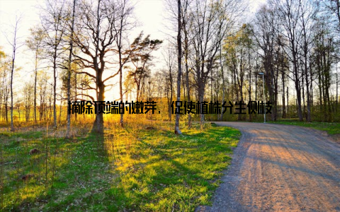 摘除顶端的嫩芽, 促使植株分生侧枝