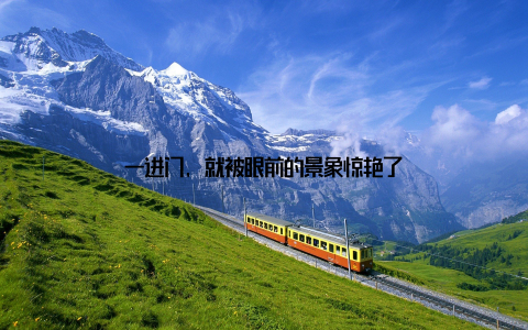 一进门, 就被眼前的景象惊艳了